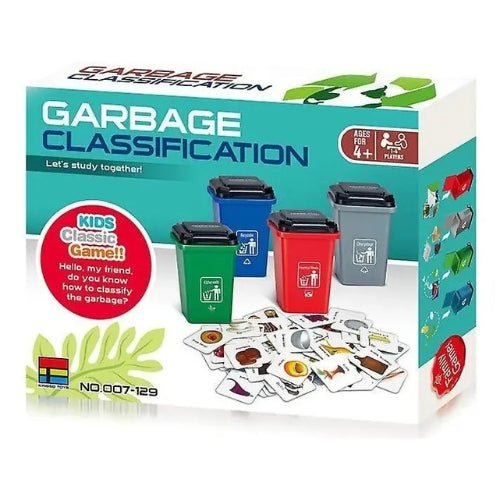 Juego Clasificación De Basura Reciclaje Didáctico - Martina Baby & Kids
