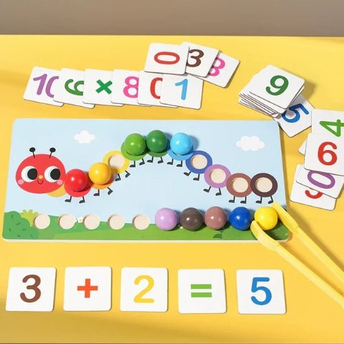 Juego de Aprendizaje La Oruga Aprende Matemáticas Para Niños - Martina Baby & Kids