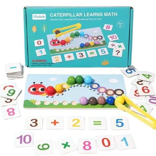 Juego de Aprendizaje La Oruga Aprende Matemáticas Para Niños - Martina Baby & Kids