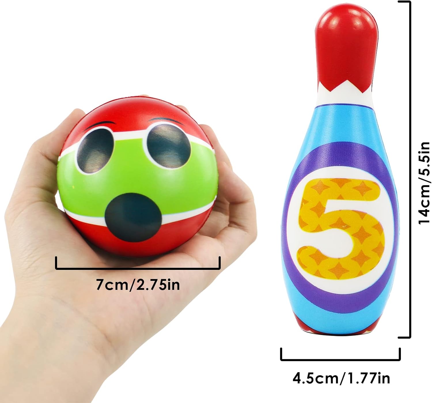 Juego de Palitroques Bowlling Infantil 12 Piezas - Martina Baby & Kids