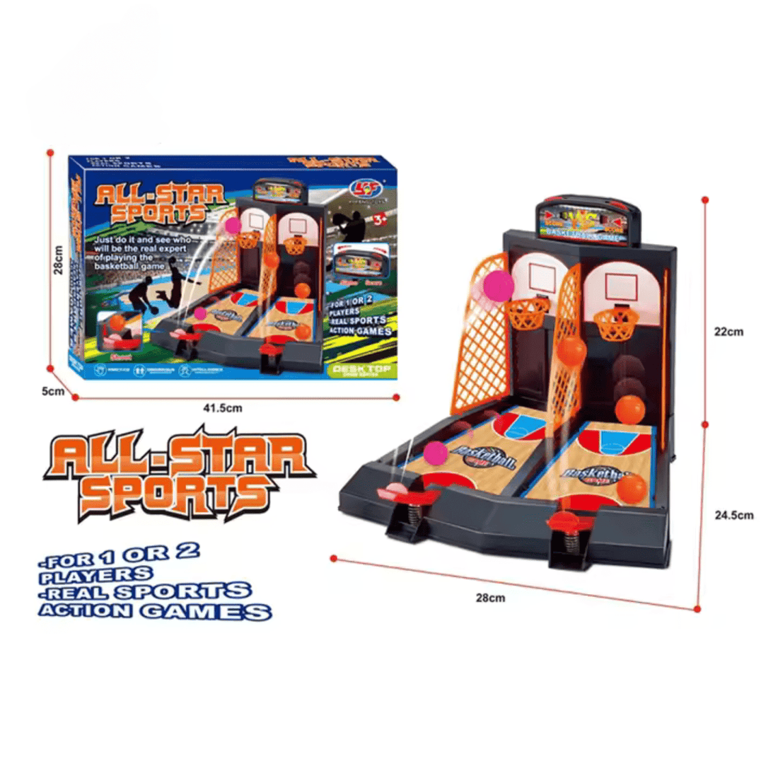 Juego de Mesa Basketball 2 Jugadores - Martina Baby & Kids