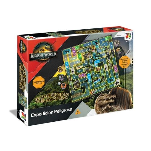 Juego de Mesa Expedición Peligrosa - Jurassic World - Martina Baby & Kids