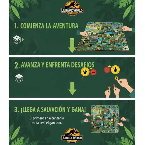 Juego de Mesa Expedición Peligrosa - Jurassic World - Martina Baby & Kids