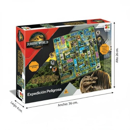 Juego de Mesa Expedición Peligrosa - Jurassic World - Martina Baby & Kids