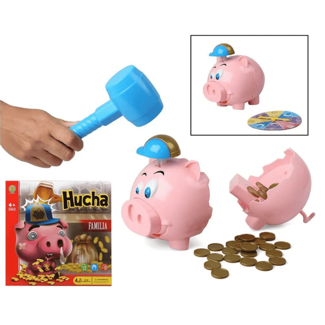 Juego De Mesa Interactivo Hucha Encuentra El Tesoro - Martina Baby & Kids