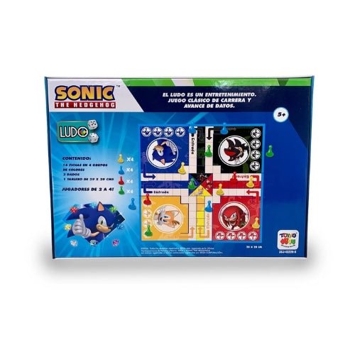 Juego De Mesa Ludo Sonic - Martina Baby & Kids