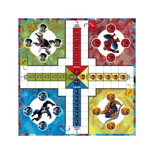 Juego de Mesa Ludo Spiderman - Martina Baby & Kids