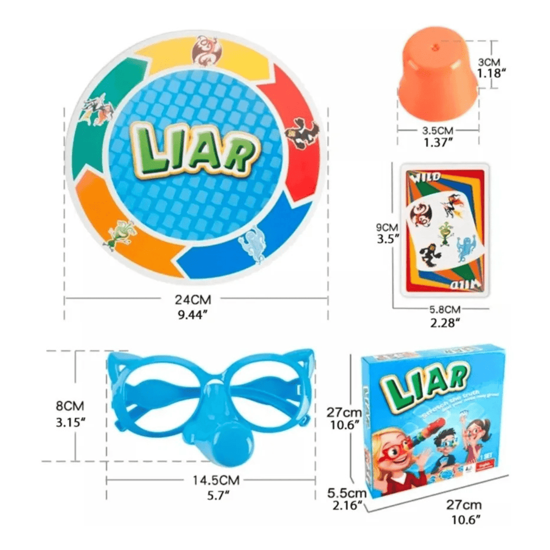 Juego de Mesa Mentiroso para Niños y todas las edades - Martina Baby & Kids