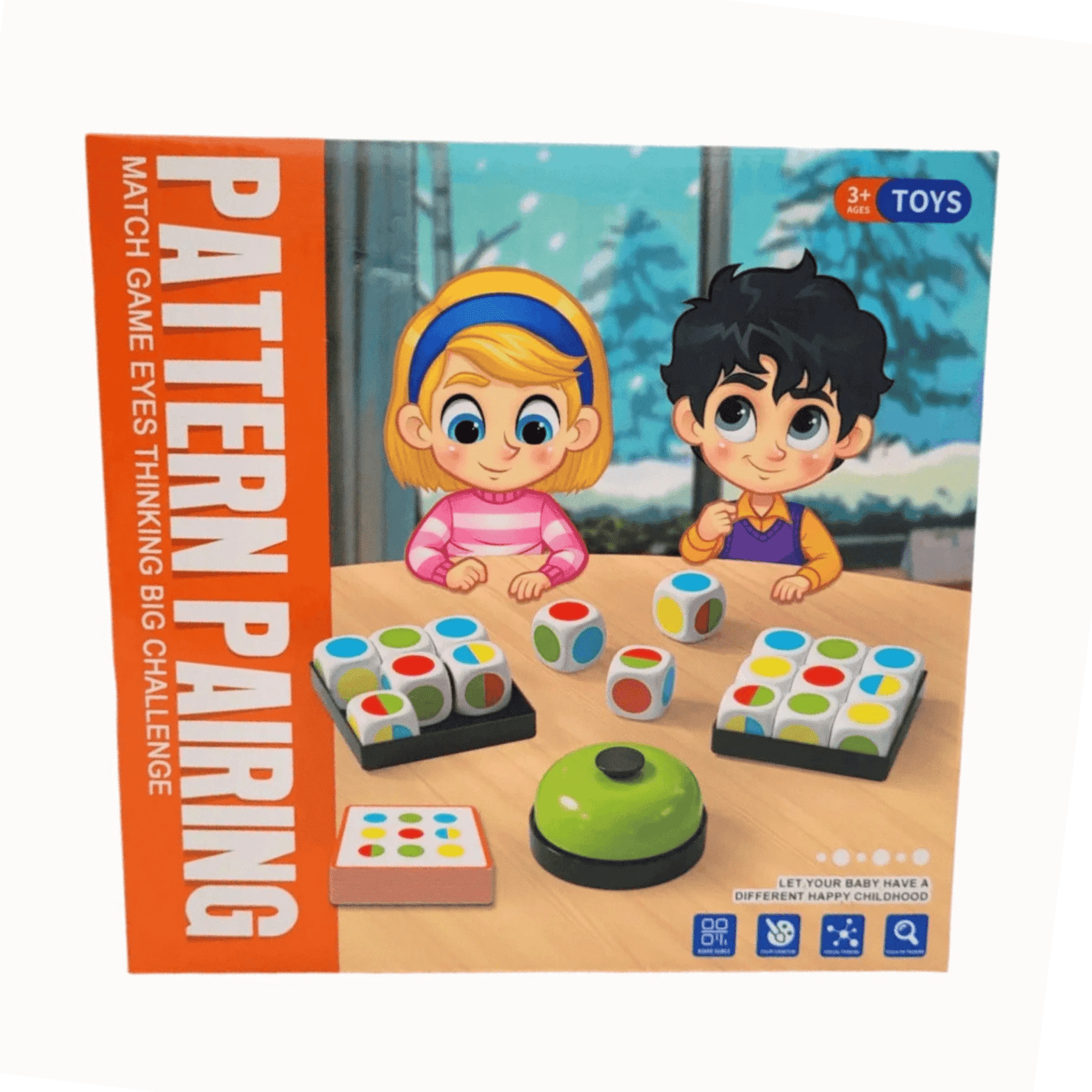 Juego de Mesa Pattern Pairing Dados de Color - Martina Baby & Kids