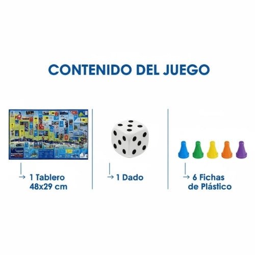 Juego de Mesa Turisteando por Chile - Martina Baby & Kids