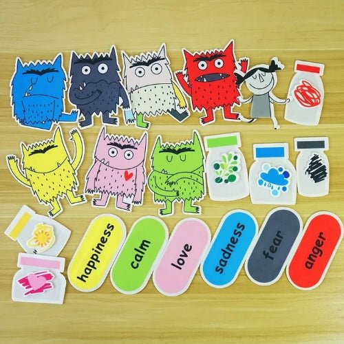 Juego Didáctico Monstruos de las Emociones para Niños - Martina Baby & Kids