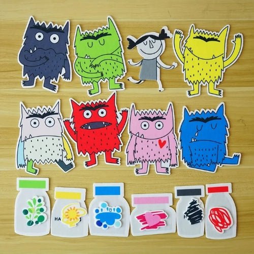 Juego Didáctico Monstruos de las Emociones para Niños - Martina Baby & Kids