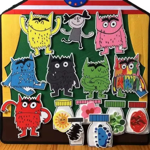 Juego Didáctico Monstruos de las Emociones para Niños - Martina Baby & Kids