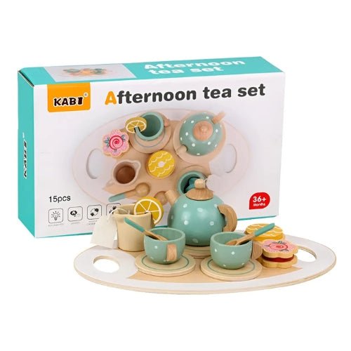 Juego Tazas De Té Madera Niños Juguete Didáctico - Martina Baby & Kids