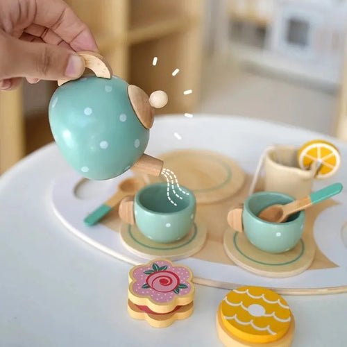 Juego Tazas De Té Madera Niños Juguete Didáctico - Martina Baby & Kids