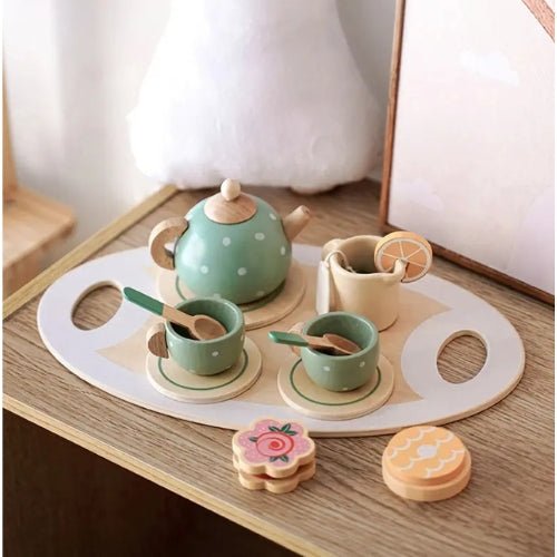 Juego Tazas De Té Madera Niños Juguete Didáctico - Martina Baby & Kids