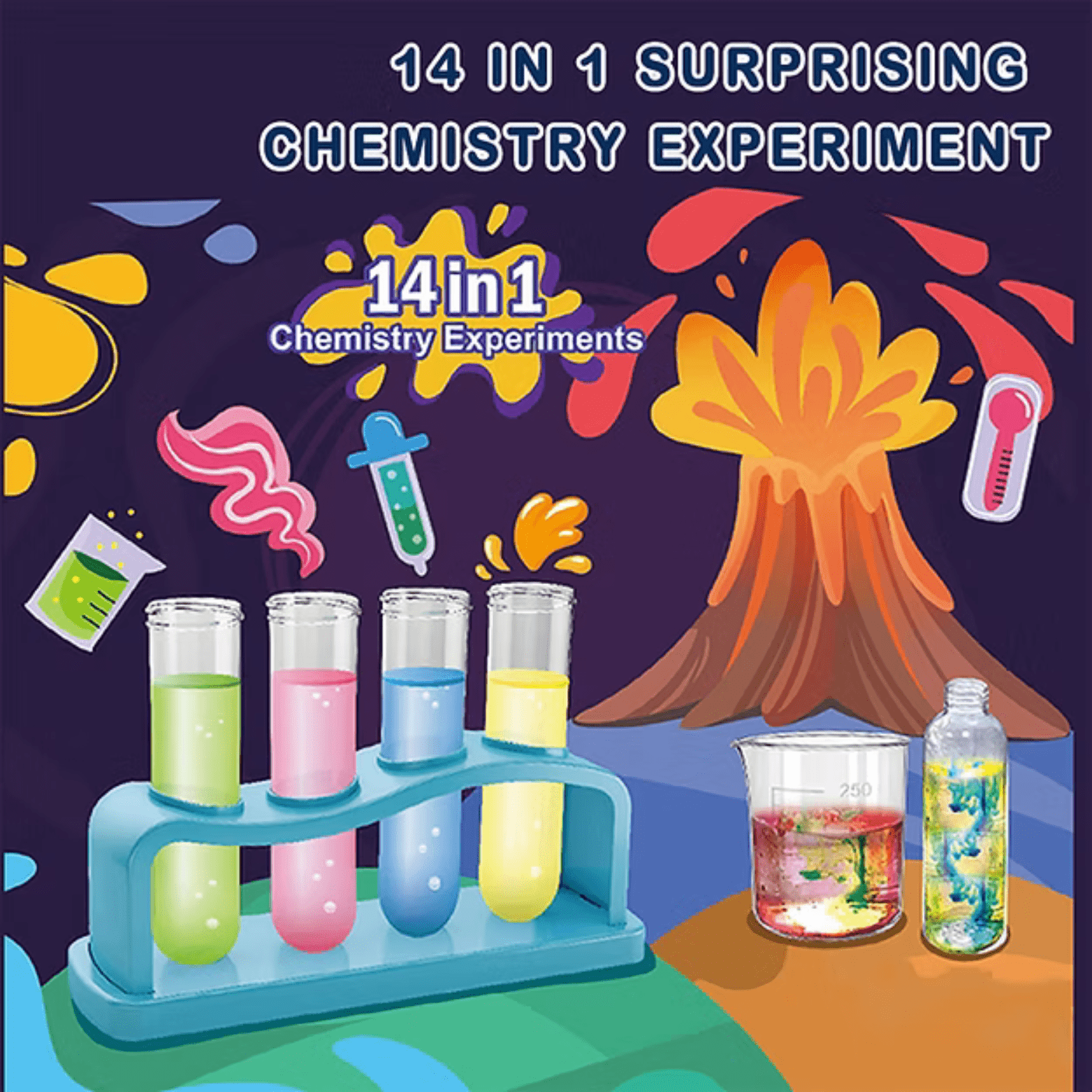 Juegos de Química Ciencia 14 En 1 Stem Educativo - Martina Baby & Kids