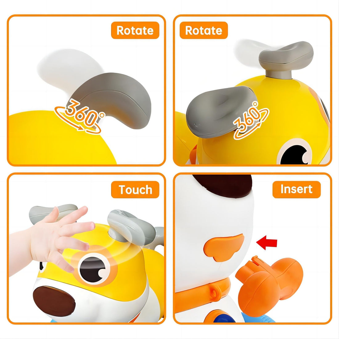 Juguete de Arrastre Para Bebes con Forma de Perrito - Martina Baby & Kids