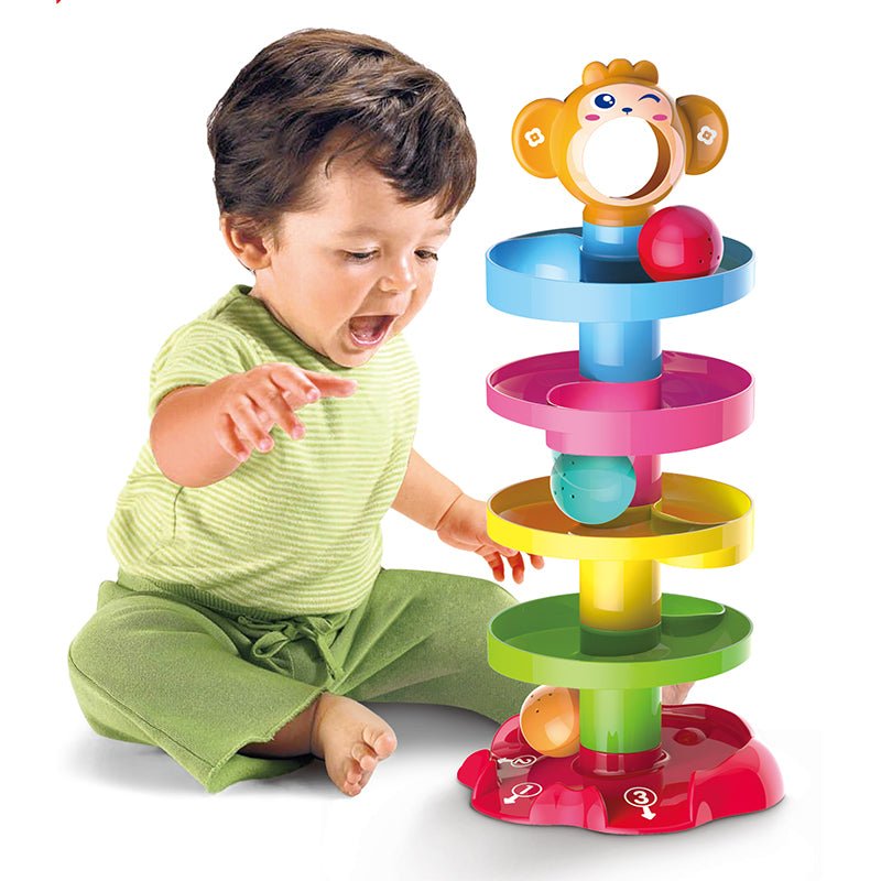 Torre Tobogán lanza pelotas para bebés juguete didáctico Juguete para Bebé