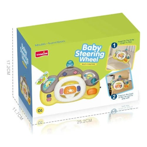 Juguete Volante Sensorial De Simulación Con Sonidos Y Luces - Martina Baby & Kids