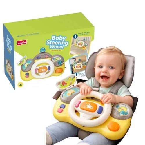 Juguete Volante Sensorial De Simulación Con Sonidos Y Luces - Martina Baby & Kids