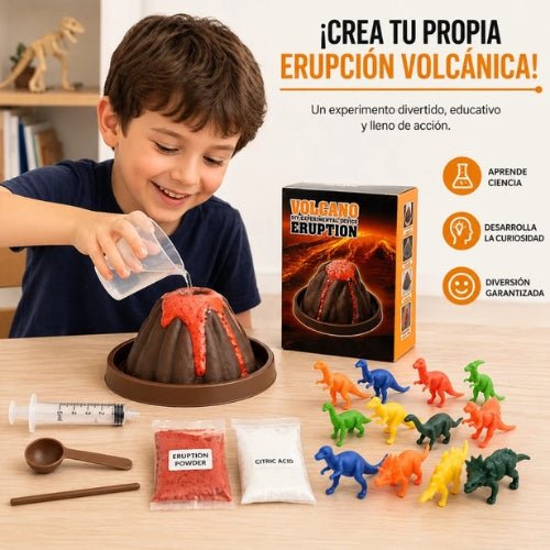 Kit De Ciencia Educativo Experimento Erupción Volcán - Martina Baby & Kids