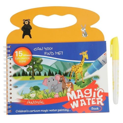 Libros Mágico Para Colorear Con Agua (Reutilizable) - Martina Baby & Kids