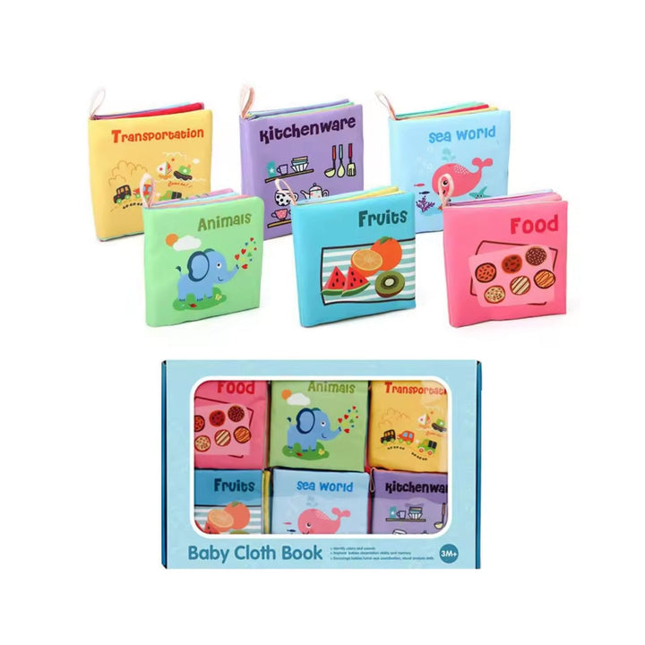 Libros Sensoriales Pack de 6 piezas - Martina Baby & Kids