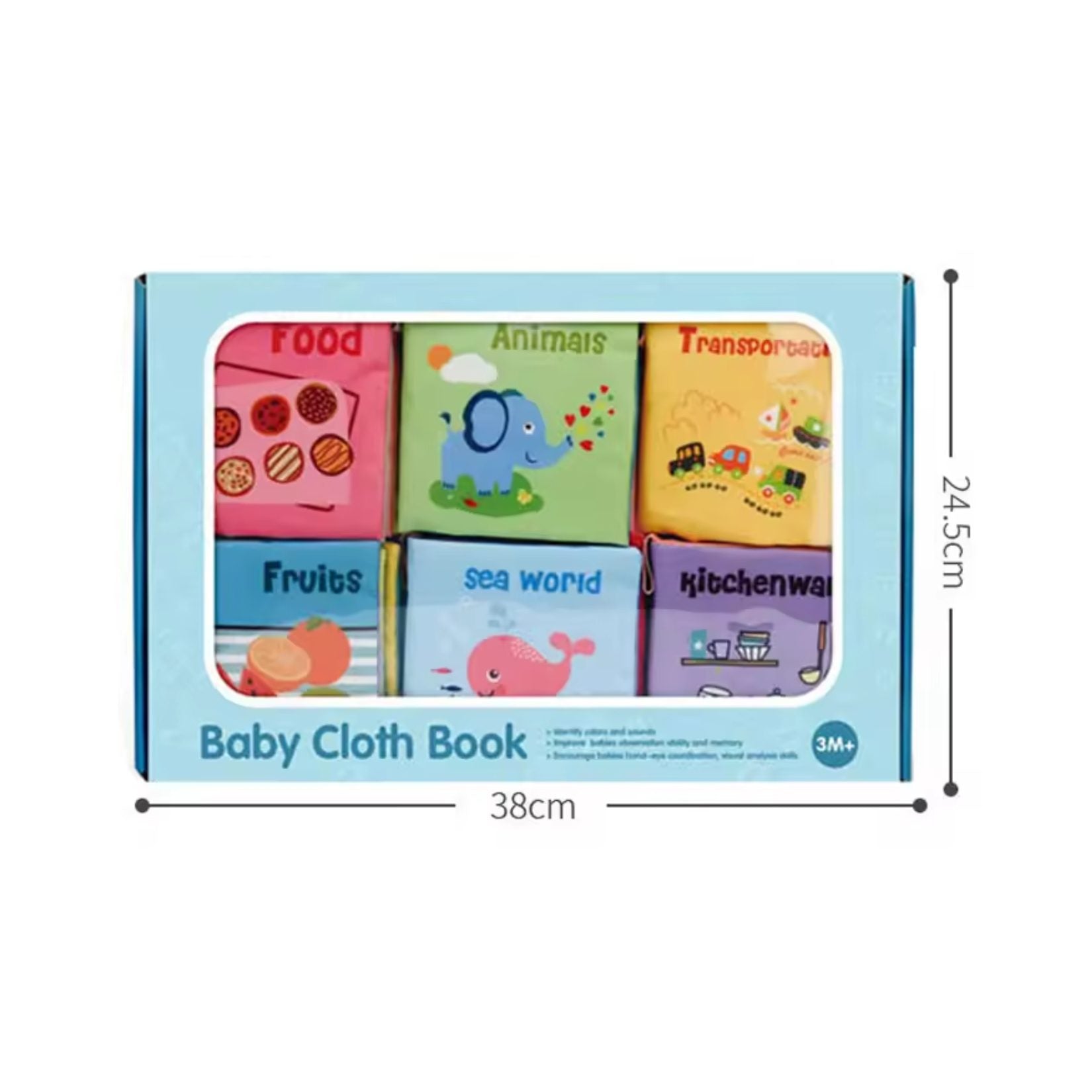 Libros Sensoriales Pack de 6 piezas - Martina Baby & Kids