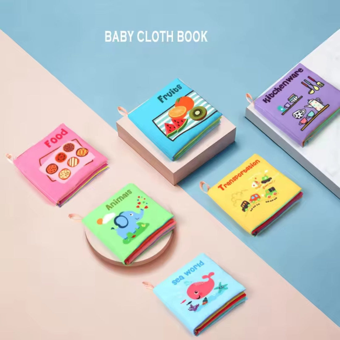 Libros Sensoriales Pack de 6 piezas - Martina Baby & Kids