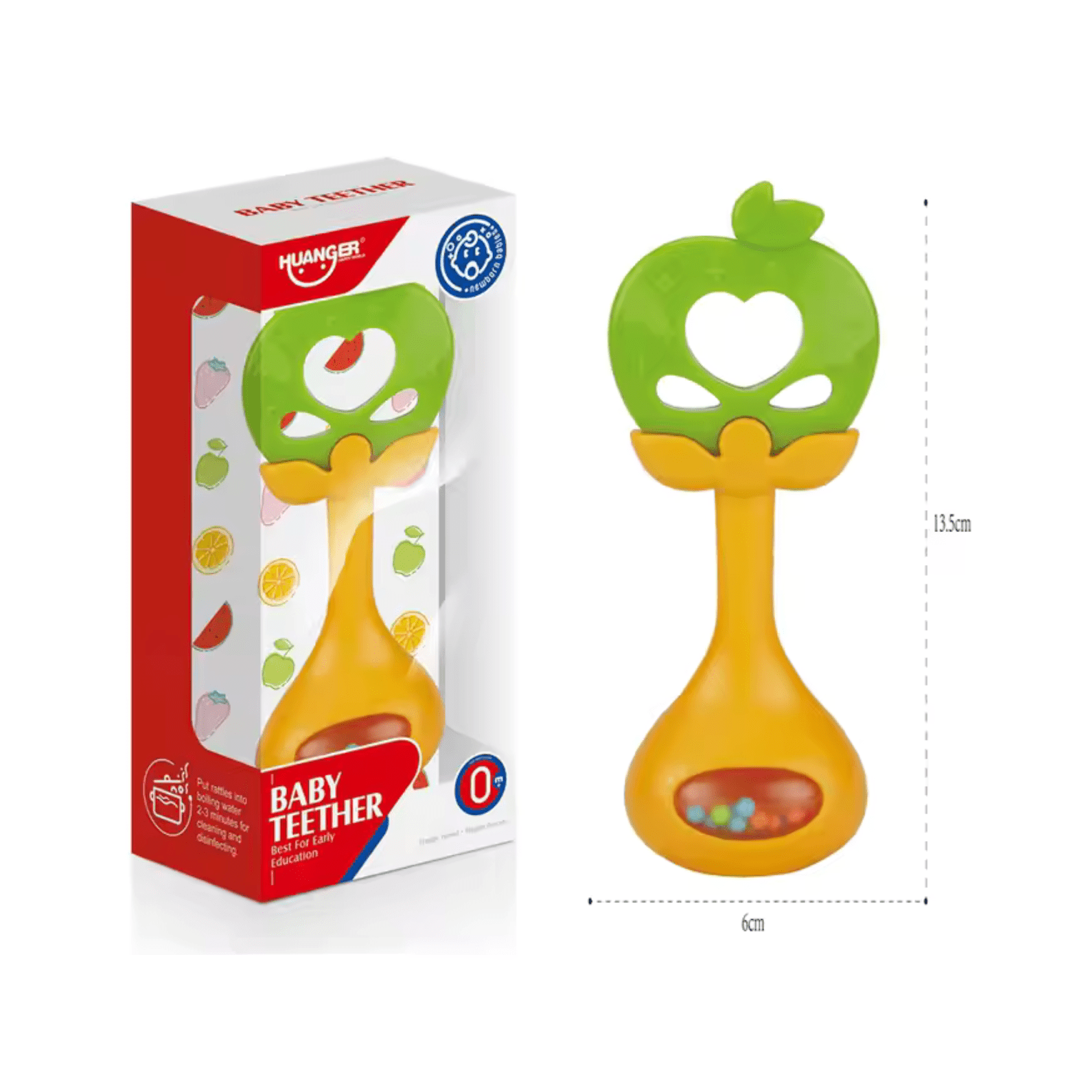 Mordedor de Silicona Tipo Manzana - Martina Baby & Kids