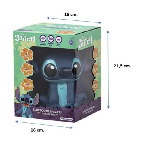 Parlante Bluetooth Stitch Con Luz LED - Martina Baby & Kids