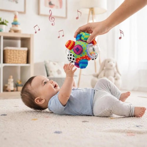 Pelota Sonajero Sensorial Para Bebes - Martina Baby & Kids