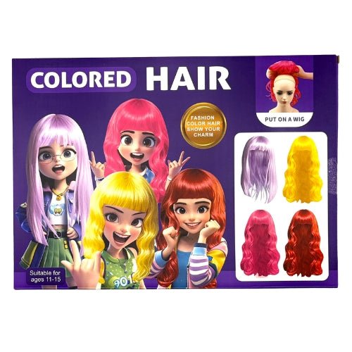 Peluca para Colorear y Peinar Colored Hair - Martina Baby & Kids