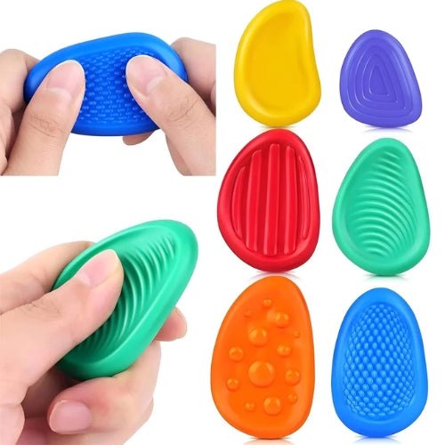 Piedras Sensoriales de Silicona con Relieve - Martina Baby & Kids