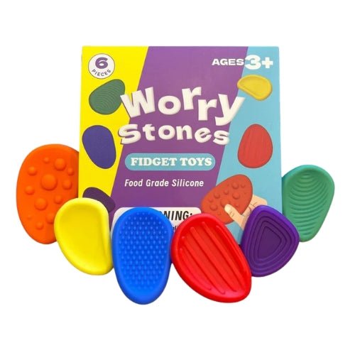 Piedras Sensoriales de Silicona con Relieve Worry Stones - Martina Baby & Kids
