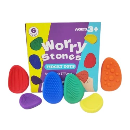 Piedras Sensoriales de Silicona con Relieve Worry Stones - Martina Baby & Kids