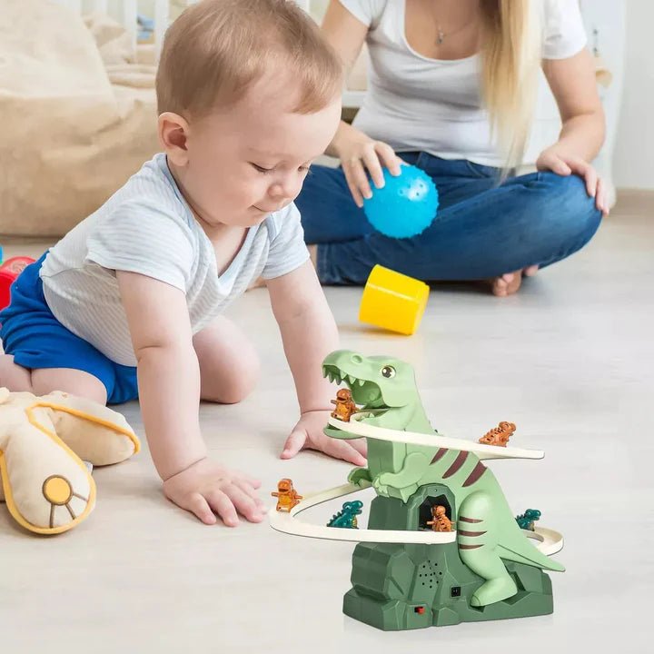 Pista de Autos Slide Dinosaurio con Luces y Música - Martina Baby & Kids