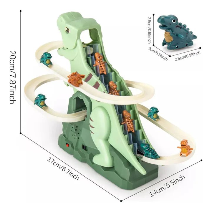 Pista de Autos Slide Dinosaurio con Luces y Música - Martina Baby & Kids