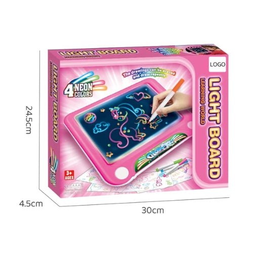 Pizarra Mágica 3D Infantil Para Dibujar Con Efecto Luces - Martina Baby & Kids