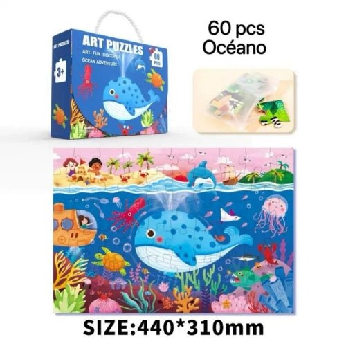 Puzzle 60 Piezas Oceano Para Niños - Martina Baby & Kids