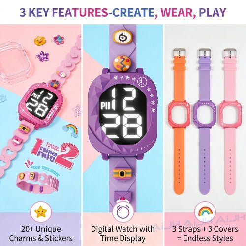 Reloj Infantil Para Decorar Con Carcaza Intercambiable - Martina Baby & Kids