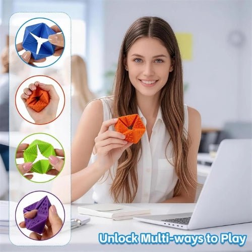 Set 4 Unidades Sensoriales Silicona Con Texturas Sensory Fidget Toys - Martina Baby & Kids