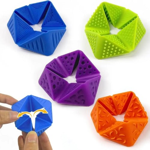 Set 4 Unidades Sensoriales Silicona Con Texturas Sensory Fidget Toys - Martina Baby & Kids