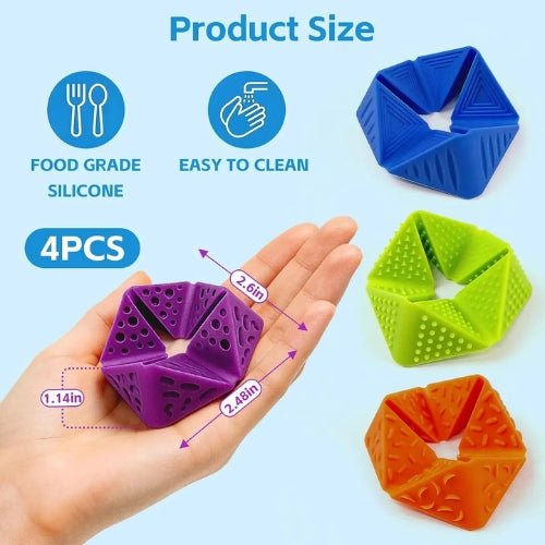 Set 4 Unidades Sensoriales Silicona Con Texturas Sensory Fidget Toys - Martina Baby & Kids