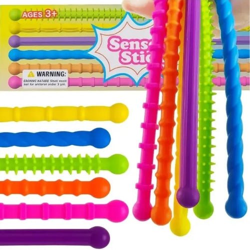 Set 6 Barras Sensoriales Flexibles Texturizadas - Martina Baby & Kids