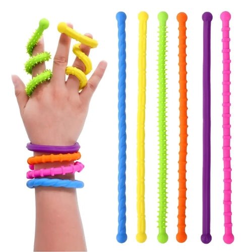 Set 6 Barras Sensoriales Flexibles Texturizadas - Martina Baby & Kids