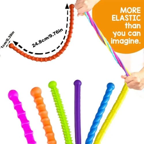 Set 6 Barras Sensoriales Flexibles Texturizadas - Martina Baby & Kids