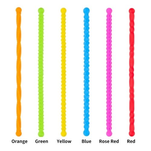 Set 6 Barras Sensoriales Flexibles Texturizadas - Martina Baby & Kids