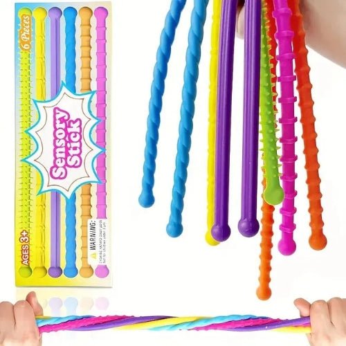Set 6 Barras Sensoriales Flexibles Texturizadas - Martina Baby & Kids